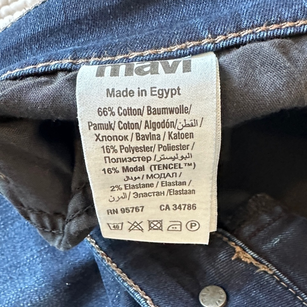 Mavi Men's Blue Jeans Deep Indigo Zach Straight Leg 36/30 - Picture 10 of 11
